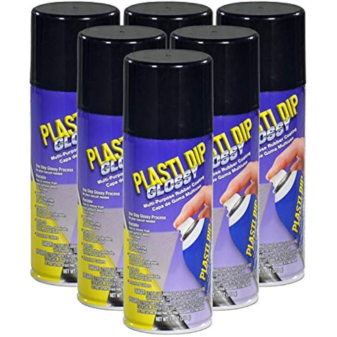 GLOSSY BLACK 11OZ 6 PACK